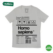 LD - Camiseta Masculina Gola V - Homo Sapiens