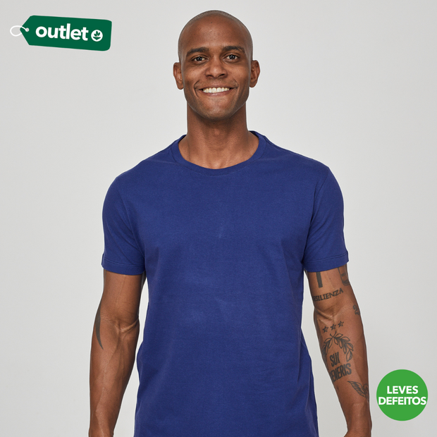 LD - Camiseta Masculina Sustentável Basic - Azul royal