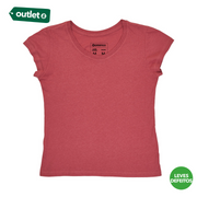 LD - Camiseta Feminina Algodão Reciclado - Lisa