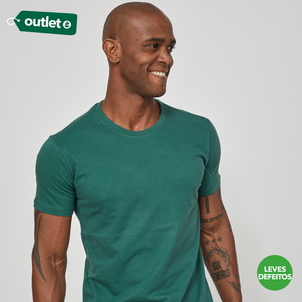 LD - Camiseta Masculina Sustentável Basic - Verde