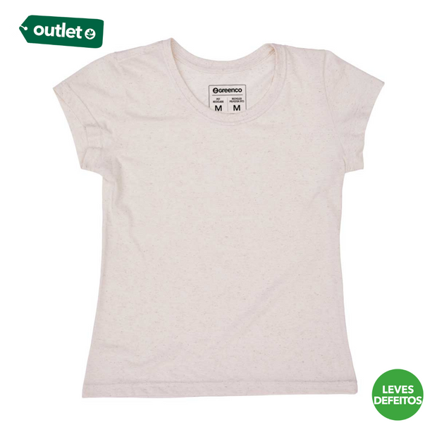 LD - Camiseta Feminina PET reciclado - Lisa