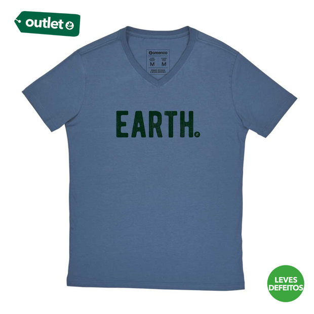 LD - Camiseta Masculina Gola V - Earth