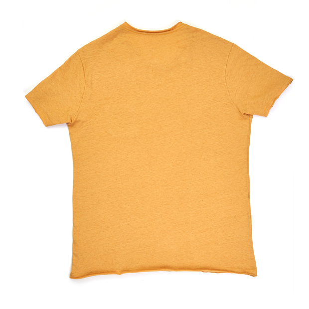Camiseta Masculina Linho - Amarelo
