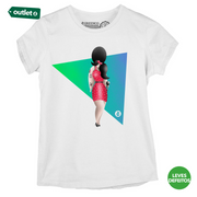 LD - Camiseta Feminina Sustentável - Rock Amy